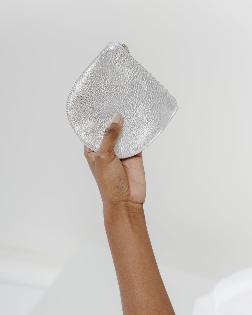 Small U Pouch - Silver