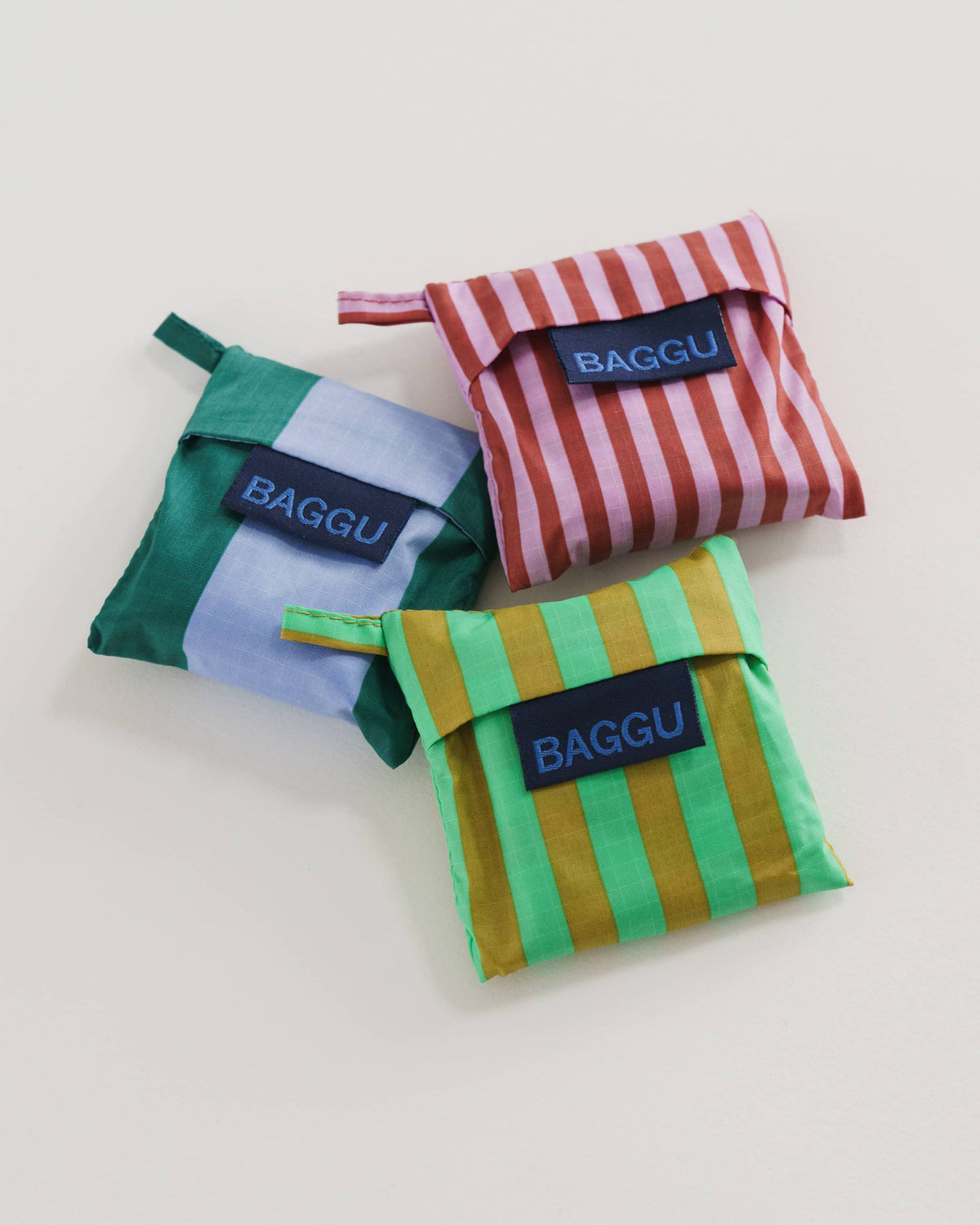 Wine Baggu Set of 3 - Afternoon Stripes