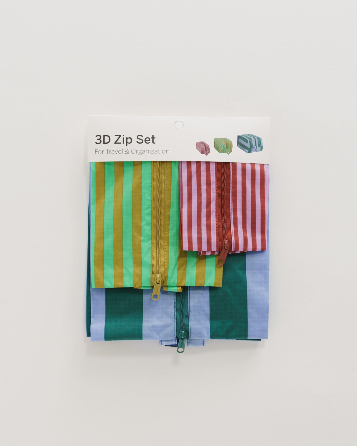 3D Zip Set - Afternoon Stripes