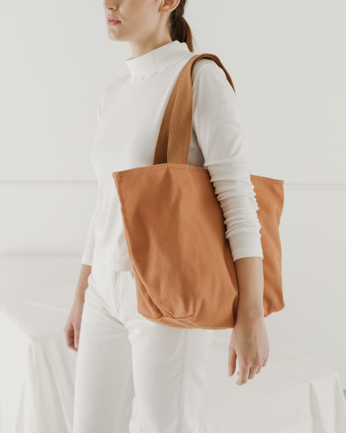 Canvas Zip Tote - Pecan