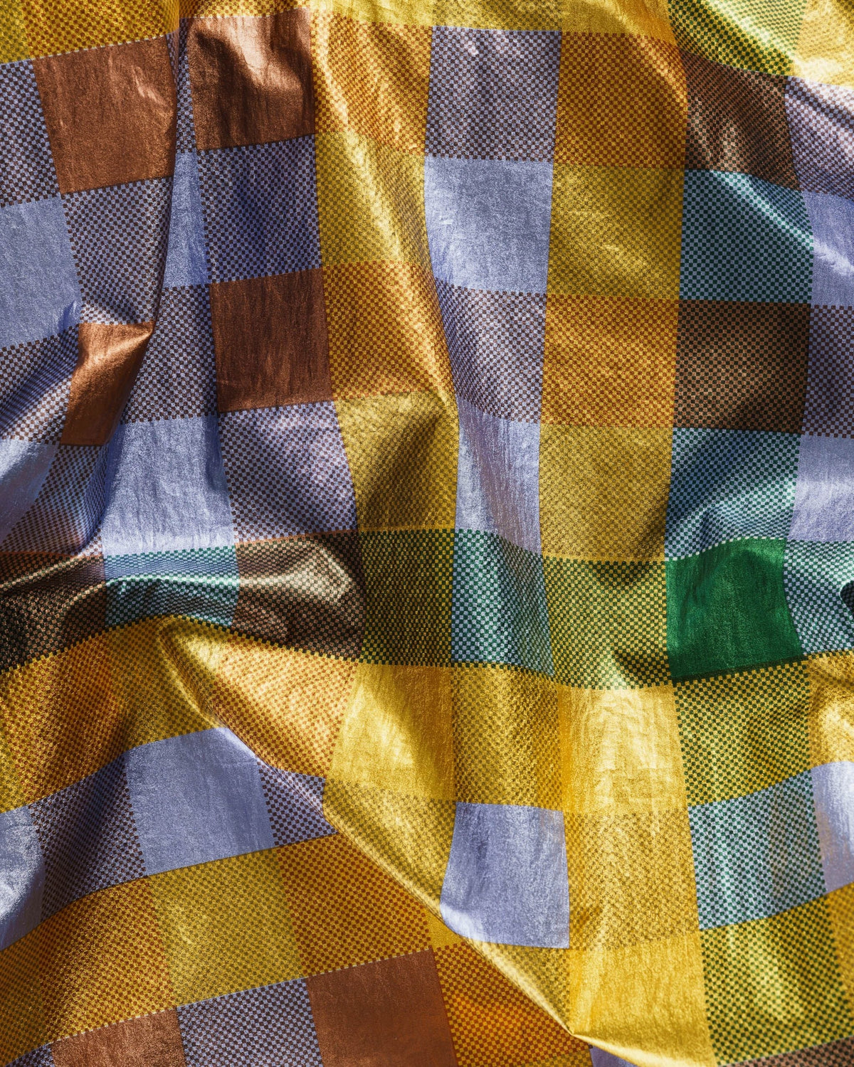 Standard Baggu - Madras Metallic