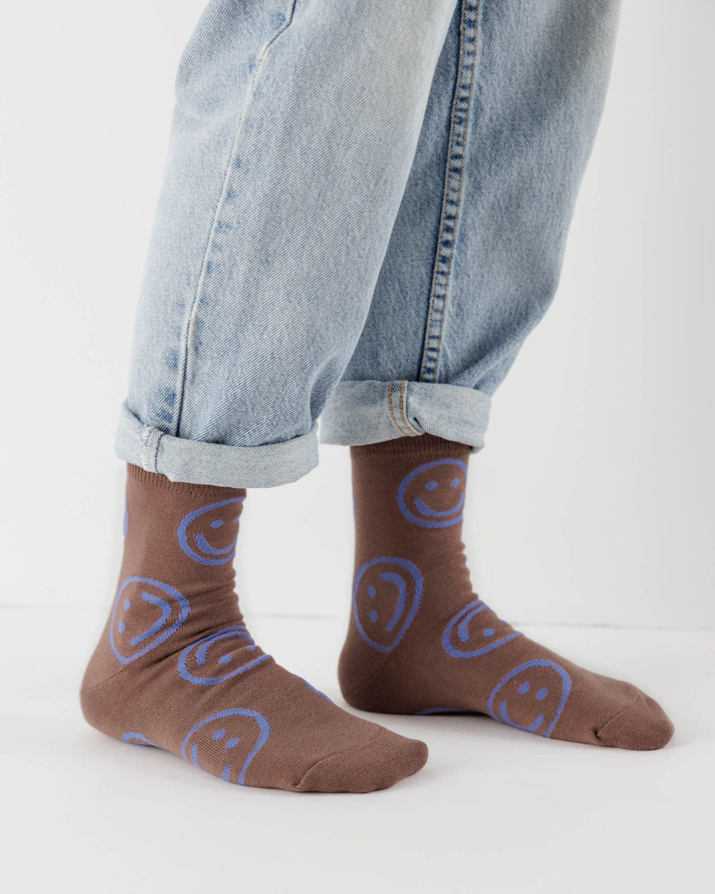 Crew Sock - Cocoa Happy