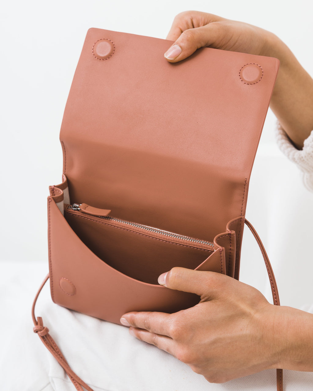 Compact Purse - Terracotta