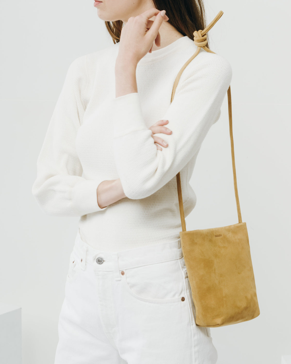 Cross Body Purse - Honey Nubuck
