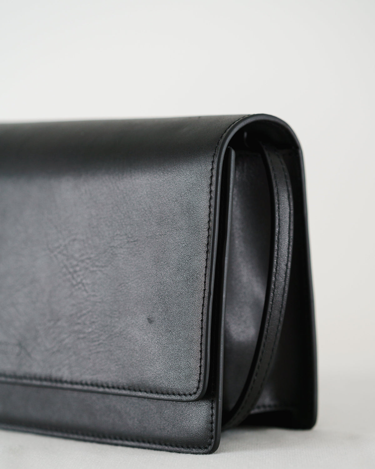 Large Structured Crossbody - Black