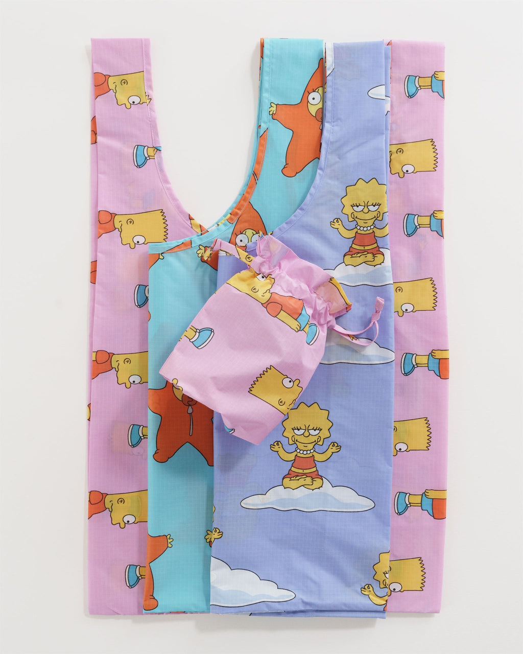 Standard Baggu Set of Three - Simpsons Kids