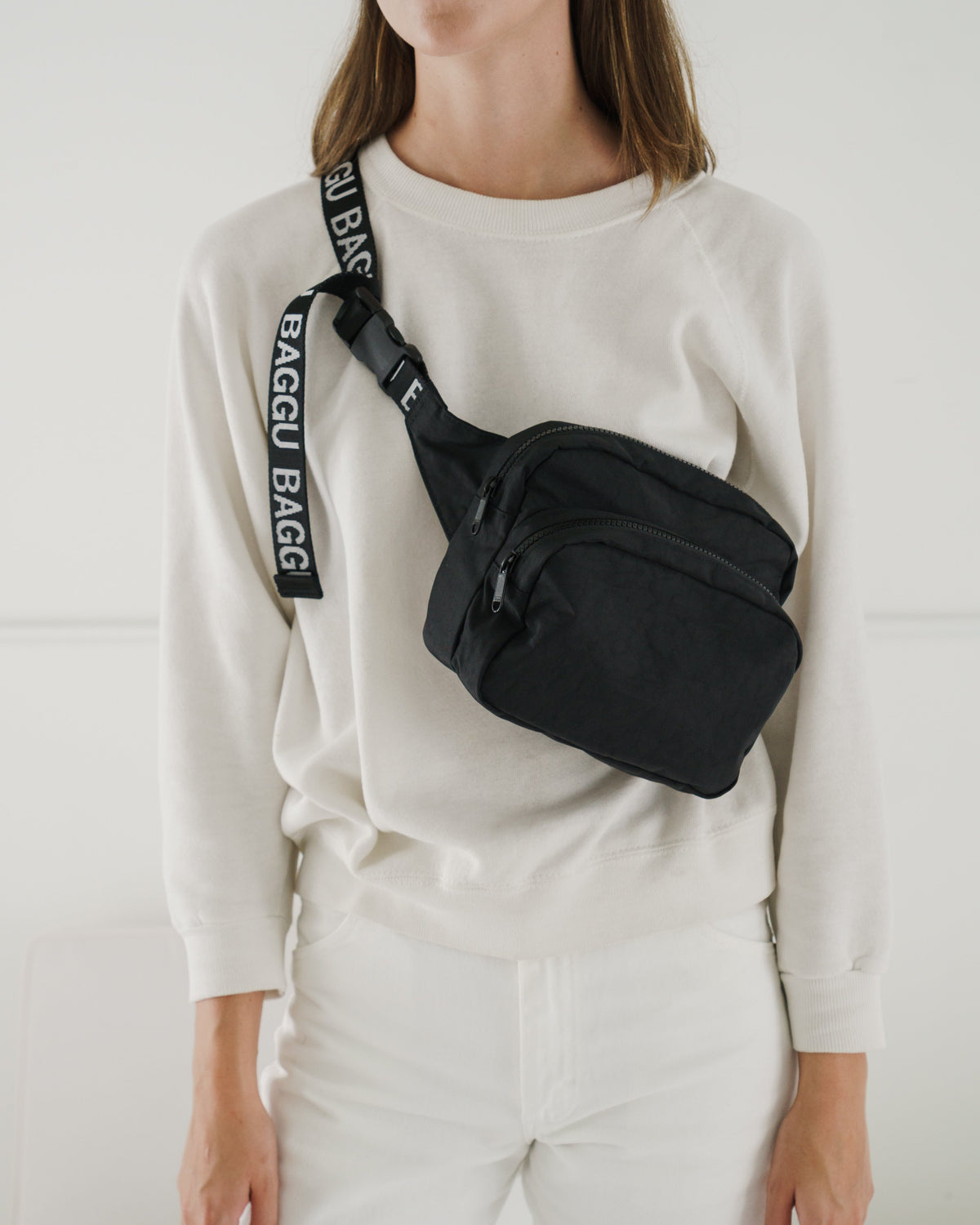 Fanny Pack - Black / White
