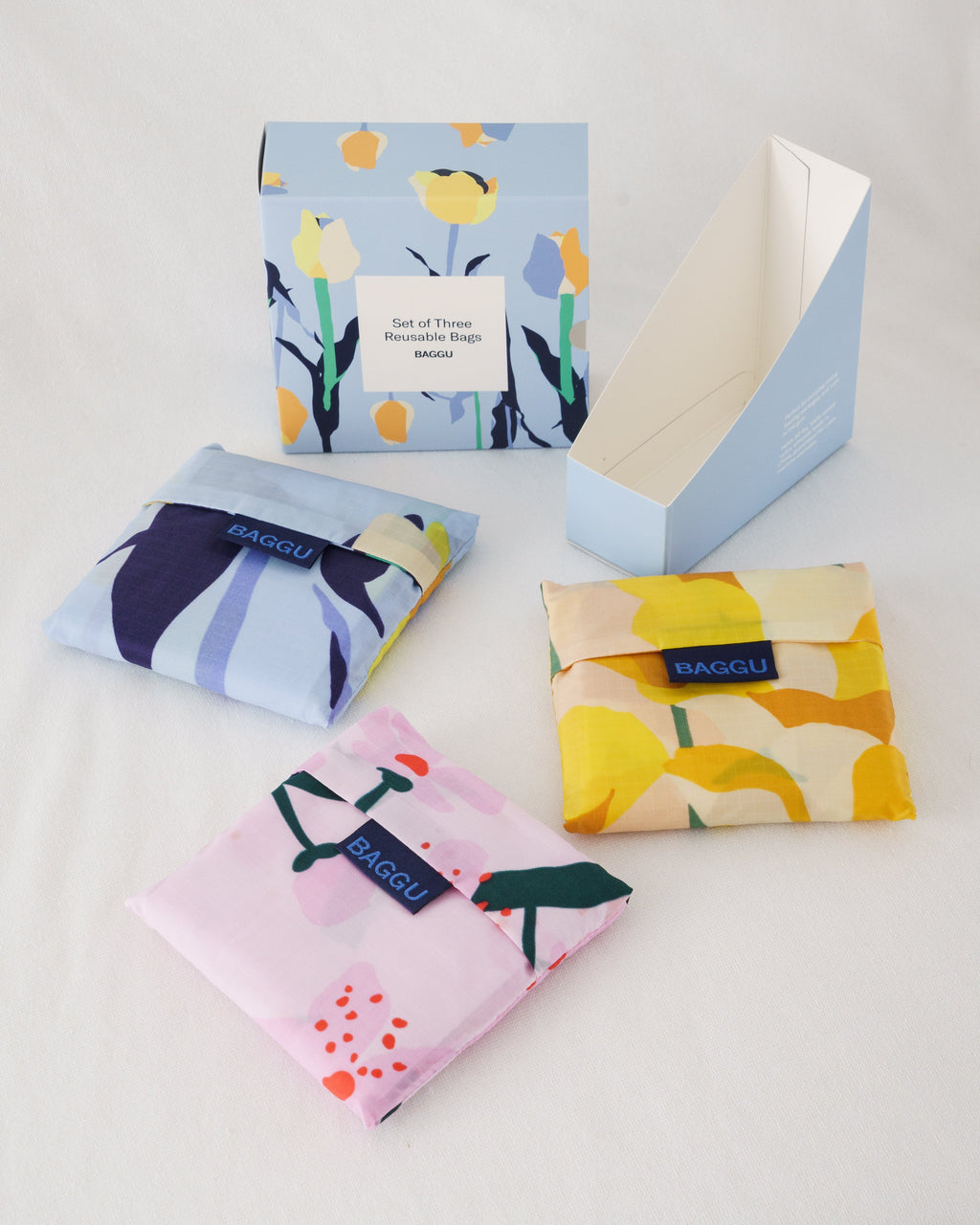 Standard Baggu Set of 3 - Spring Flowers