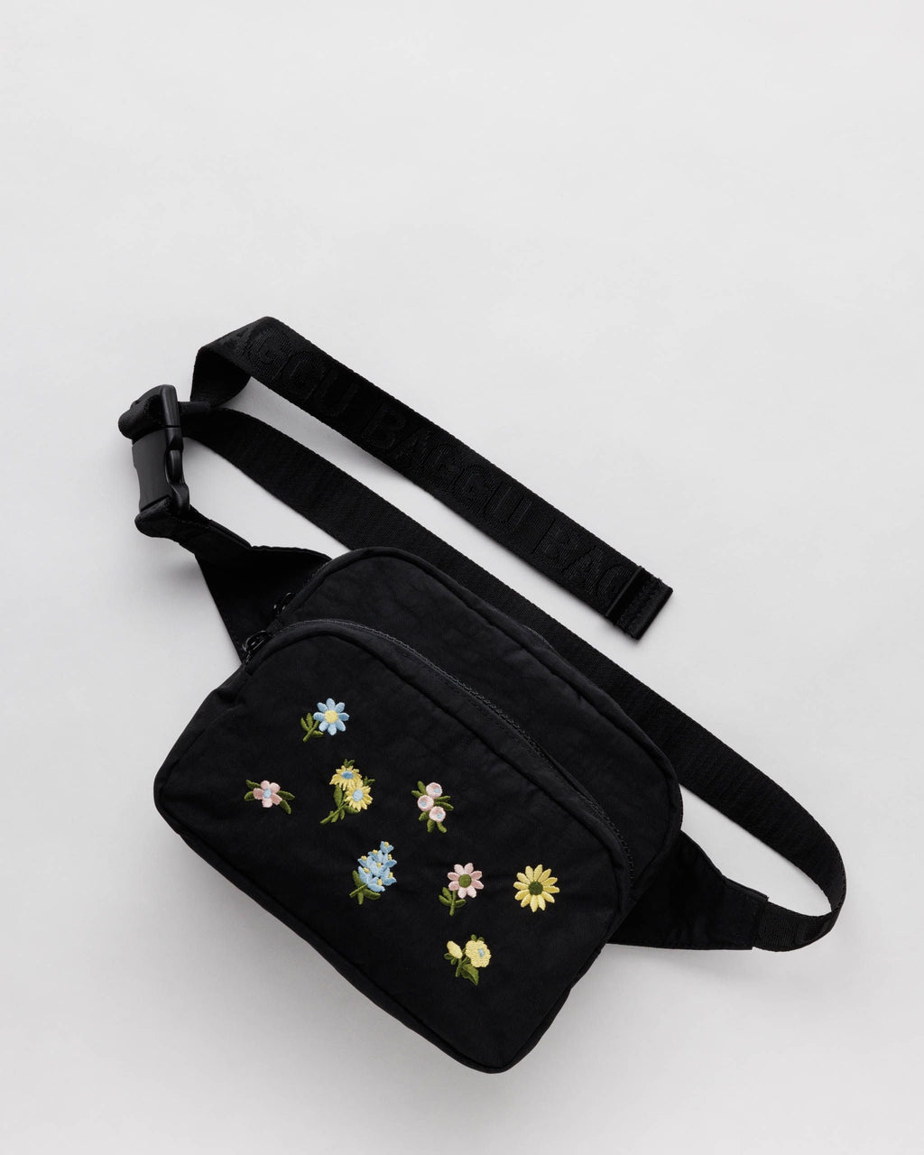 Fanny Pack - Black Ditsy Floral