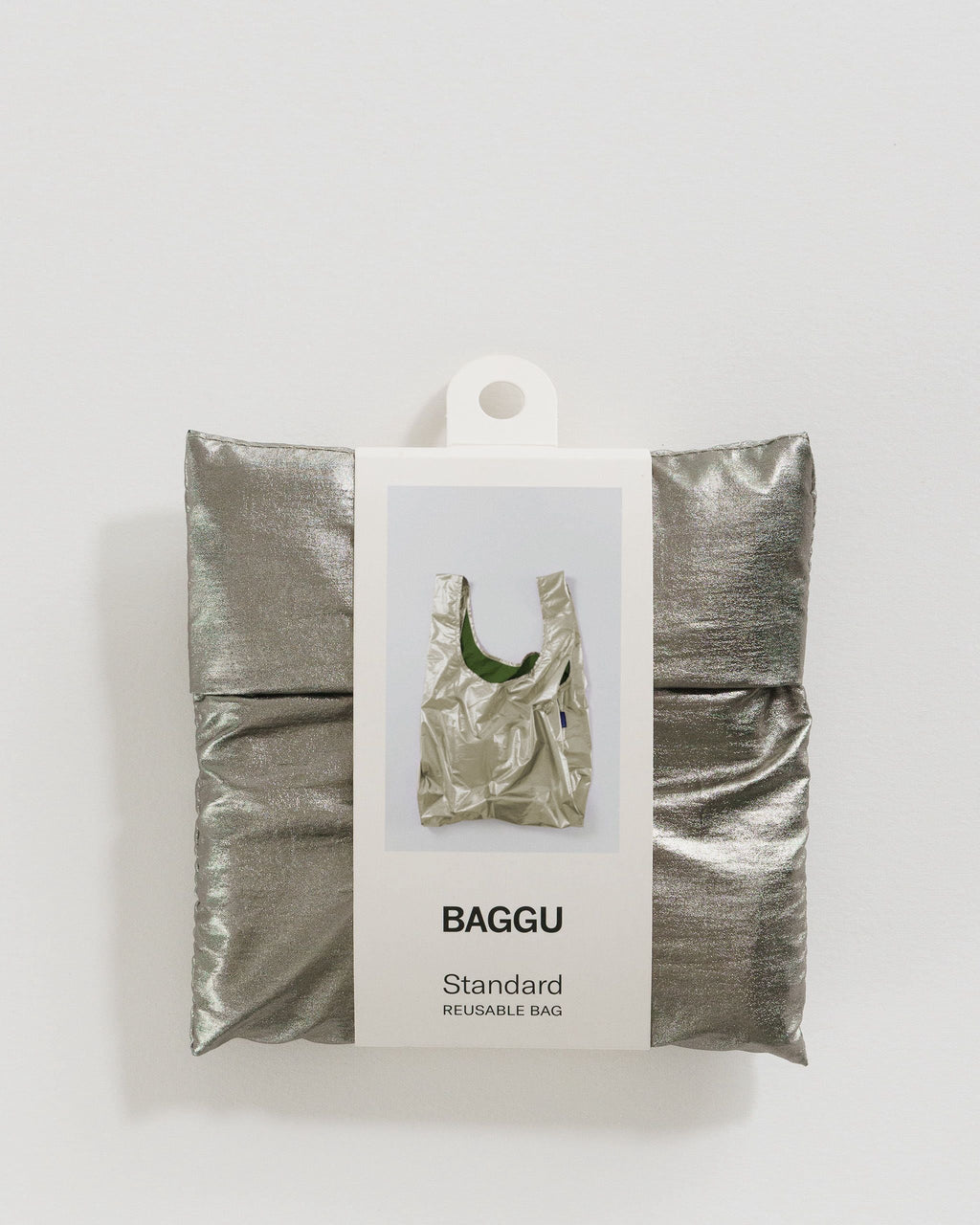 Standard Baggu - Metallic-Pewter