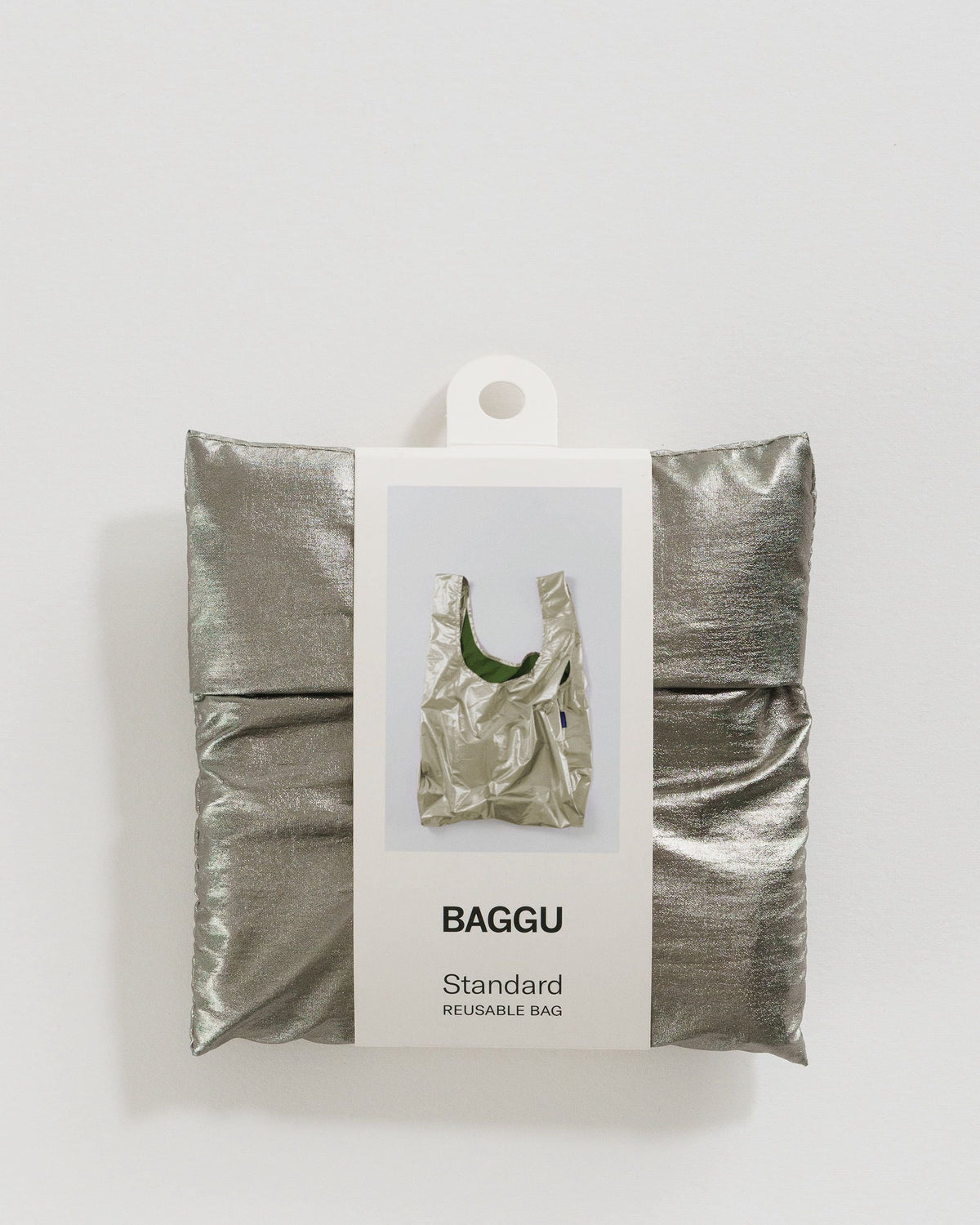 Standard Baggu - Metallic-Pewter