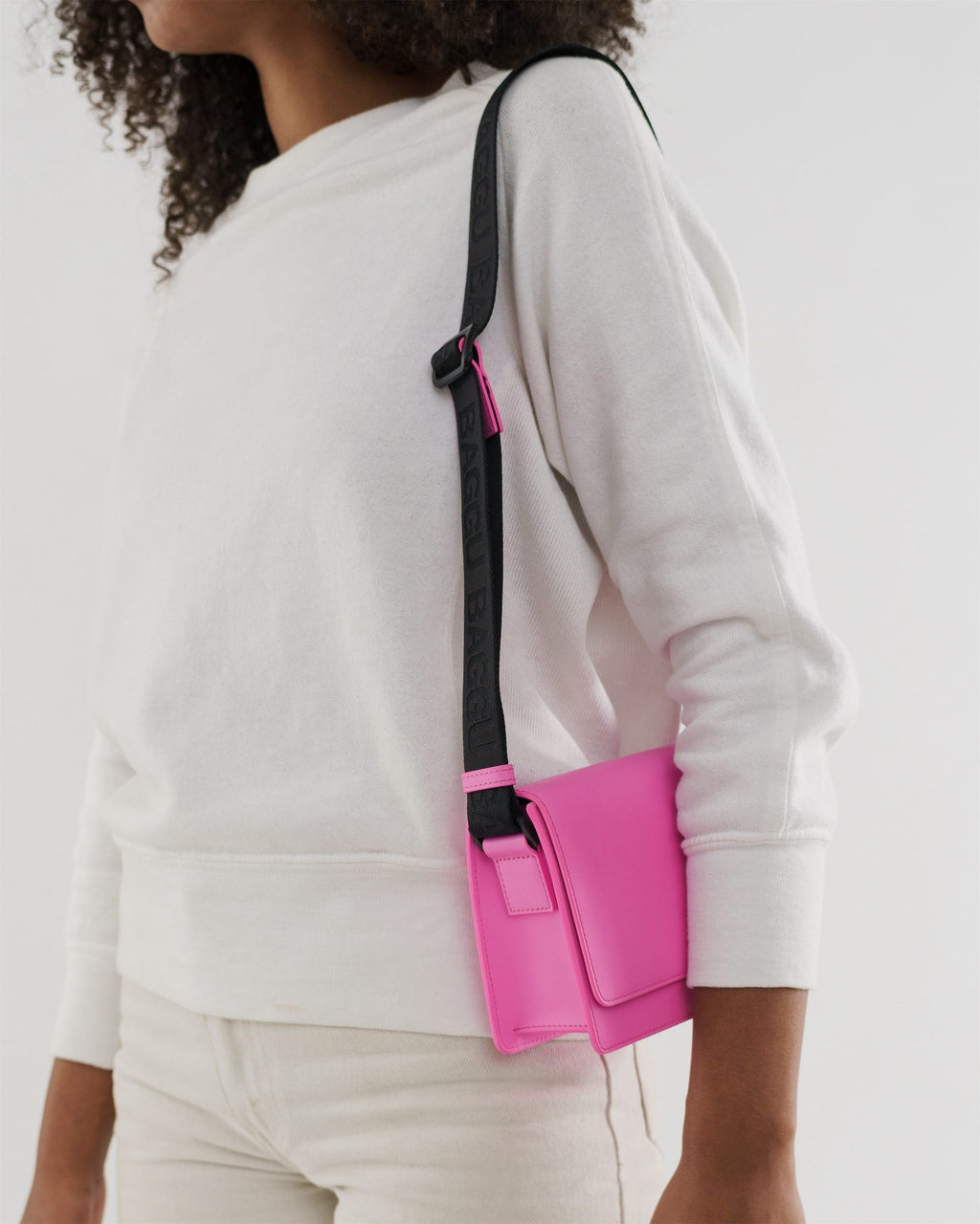Small Block Purse - Bright Pink