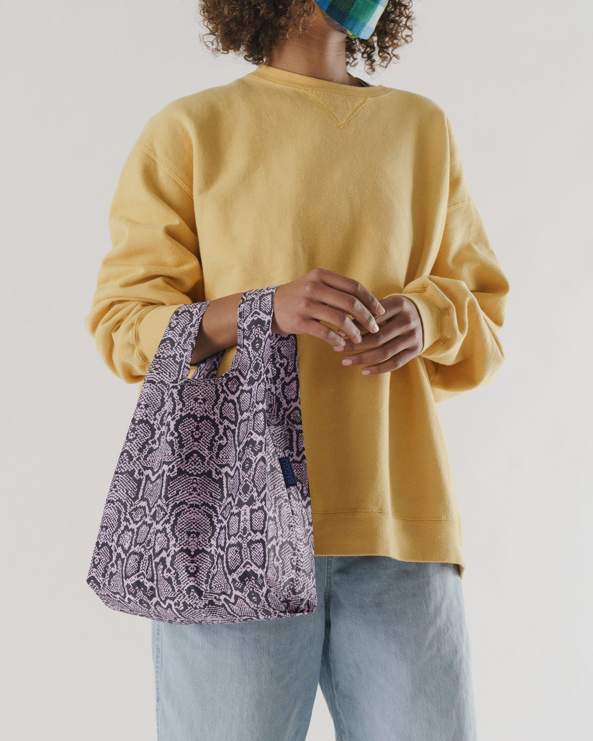 Baby Baggu - Pink Snakeskin