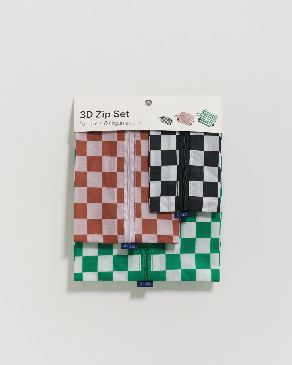 3D Zip Set - Checkerboard