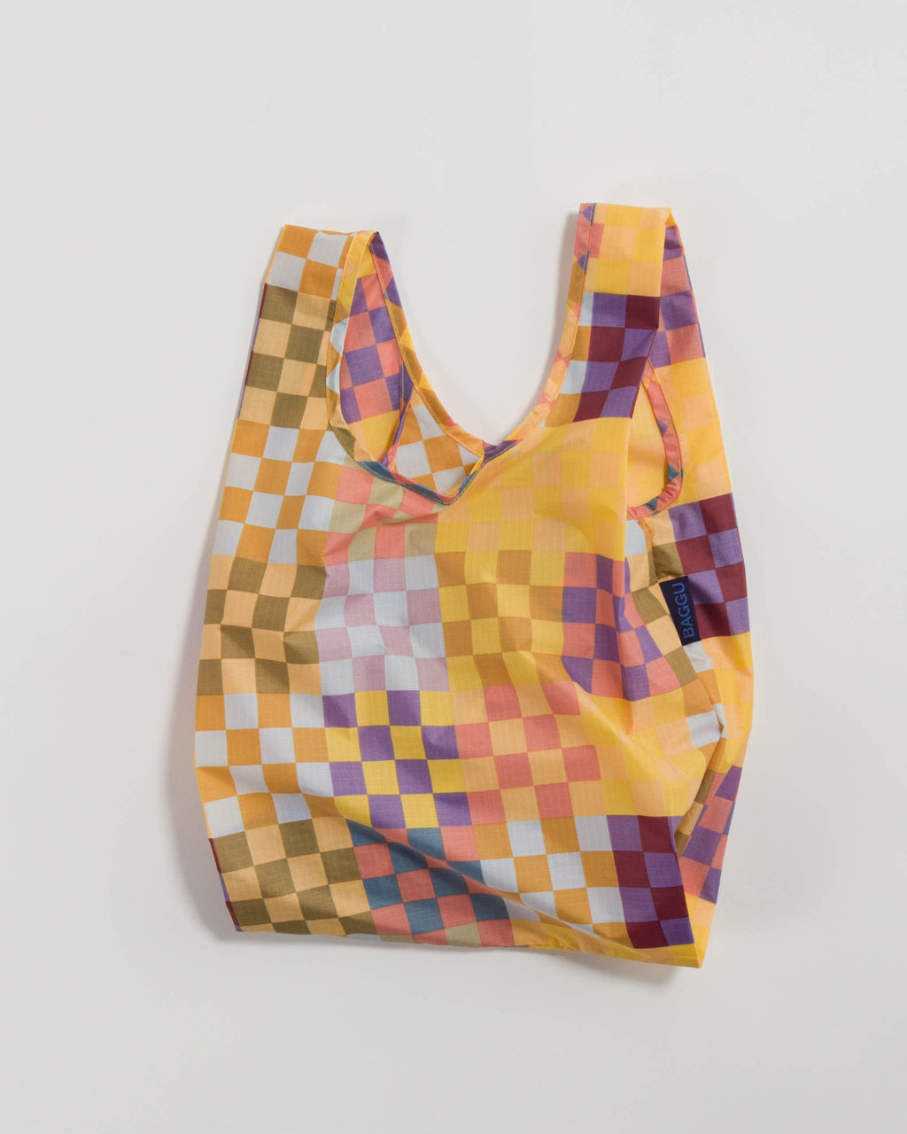 Baby Baggu - Medium Check Multi