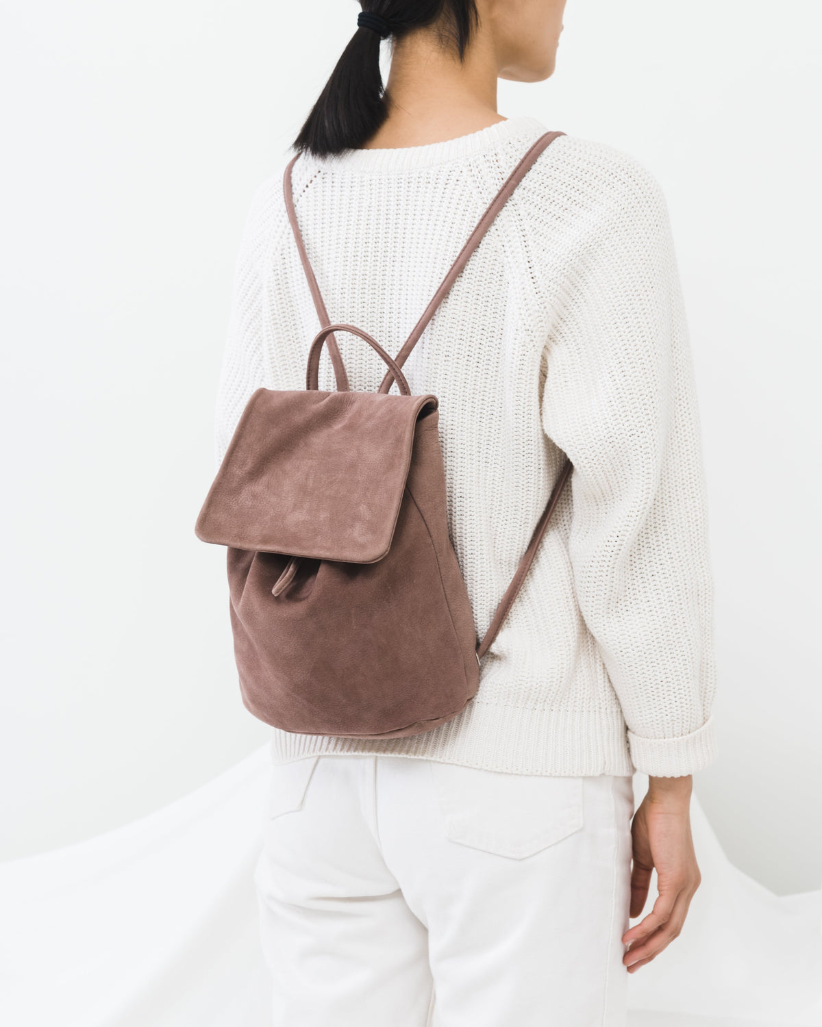 Mini Backpack - Taro Nubuck