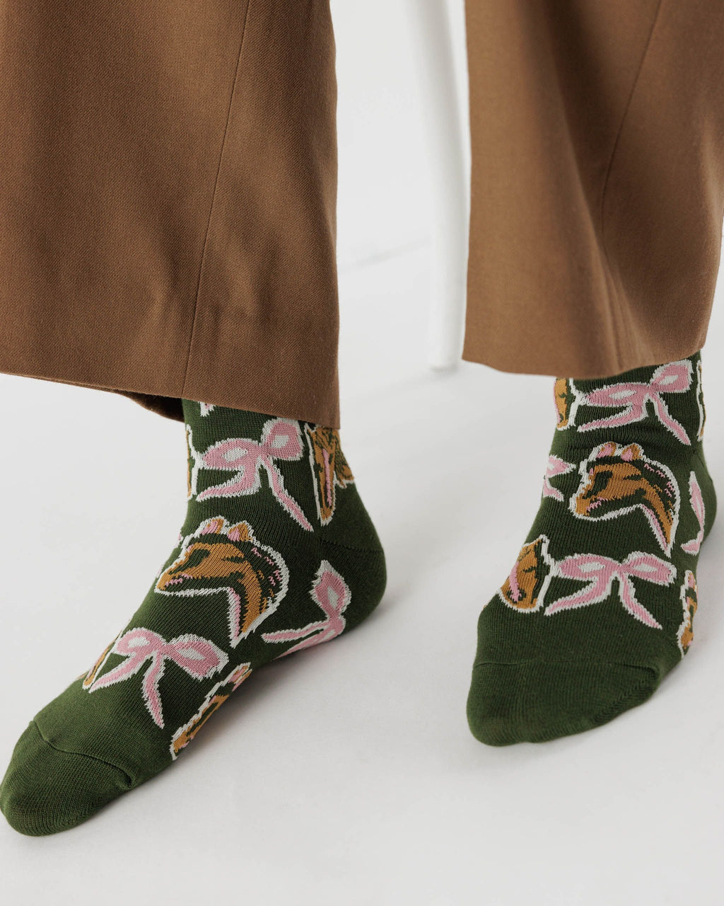 Crew Sock - Horse Collage