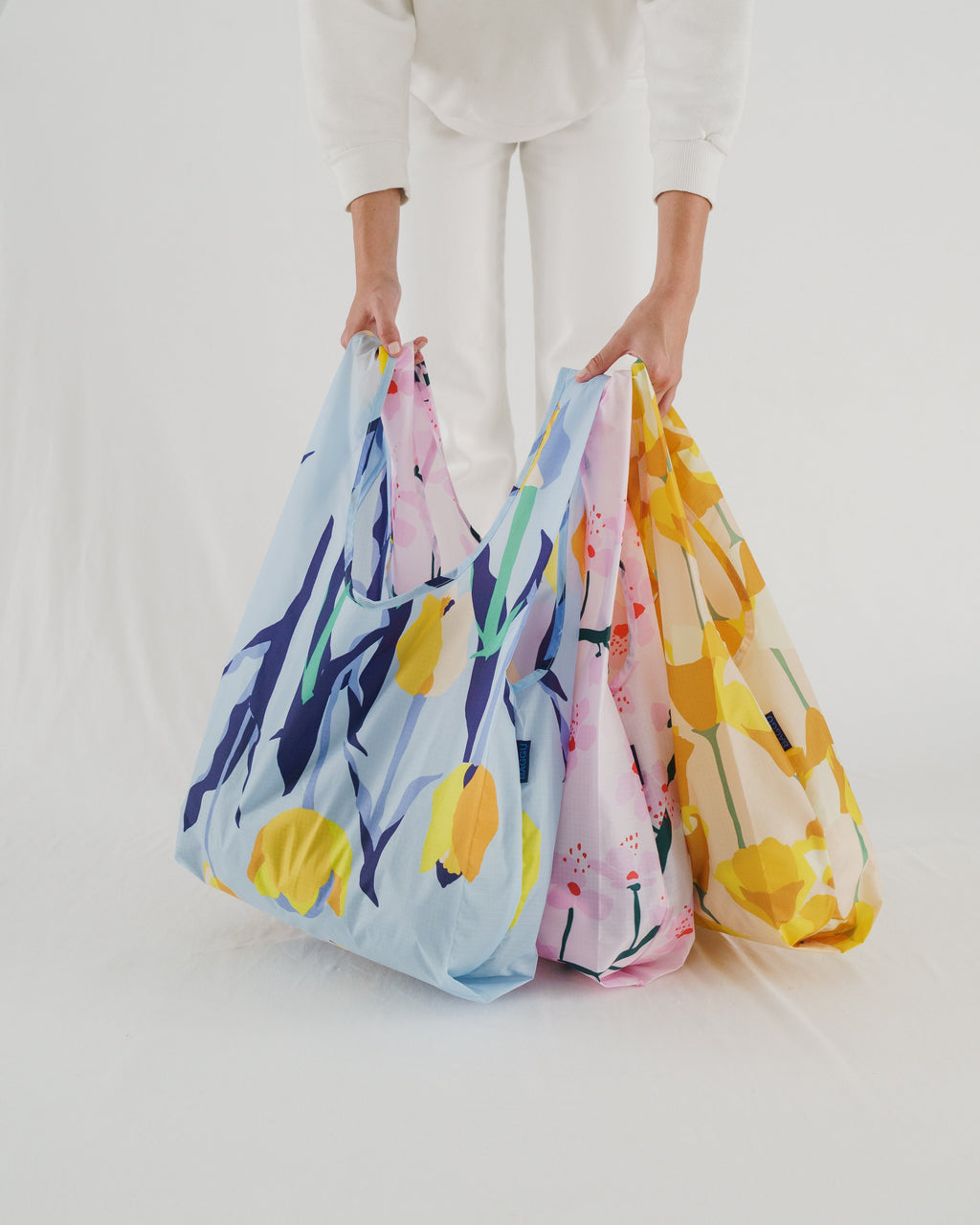Standard Baggu Set of 3 - Spring Flowers