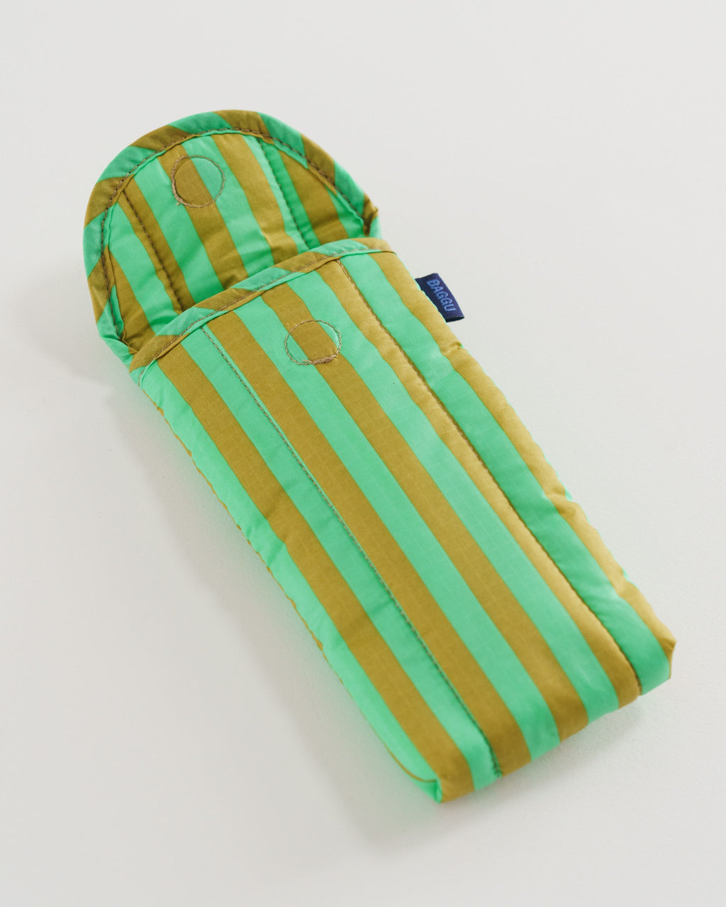 Puffy Glasses Sleeve - Lawn Stripe
