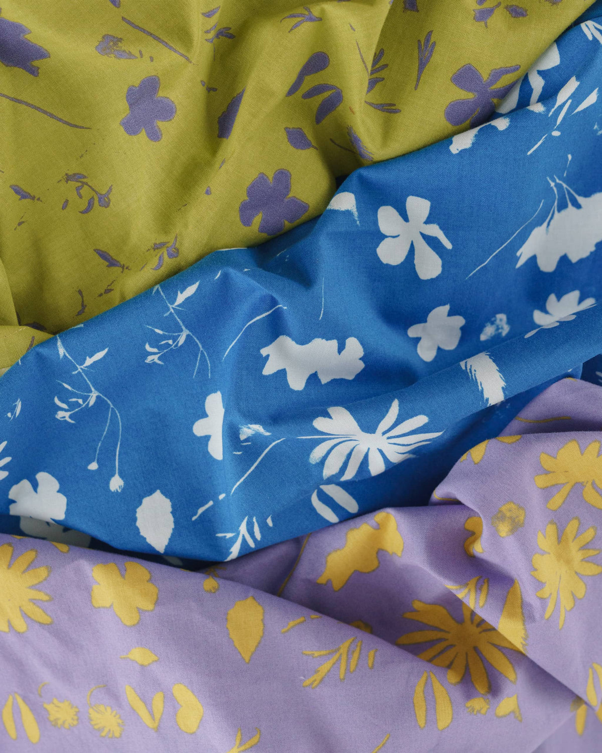 Reusable Cloth Set - Floral Sun Prints