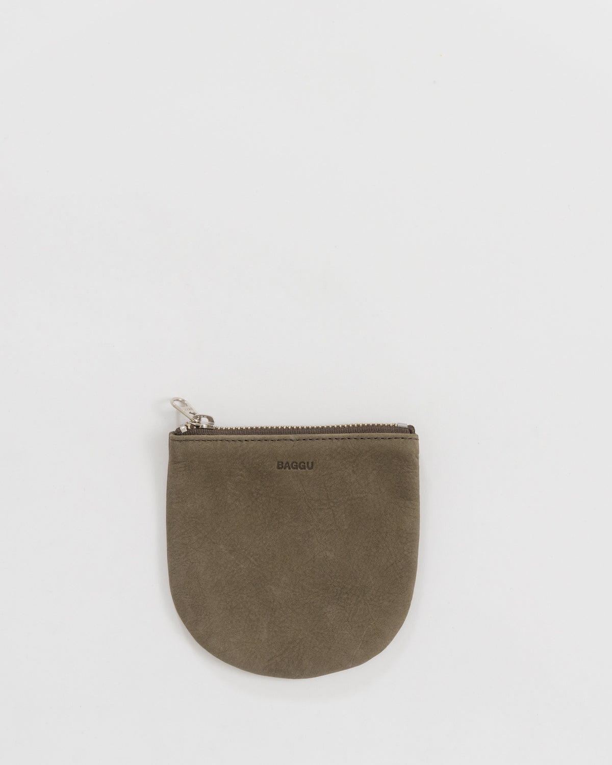 Small U Pouch - Taupe Nubuck
