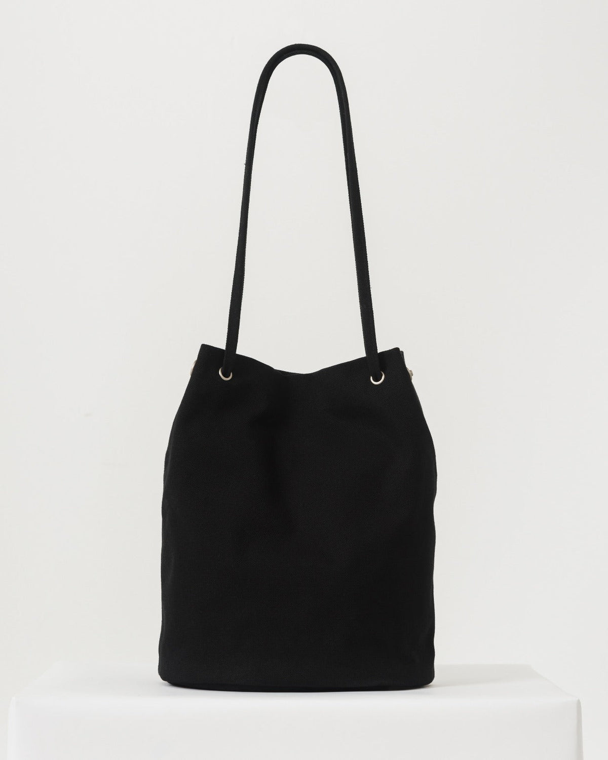 Canvas Bucket Bag - Black