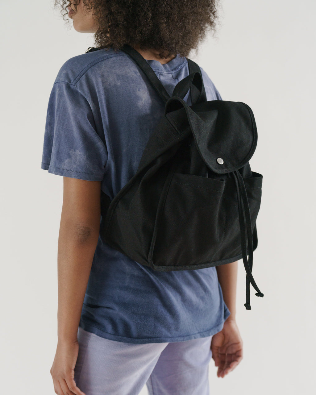 Drawstring Backpack - Black &nbsp; &nbsp; &nbsp;