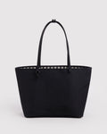 Large Nylon Reversible Tote - Black Mix