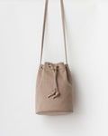 Canvas Drawstring Purse - Mushroom