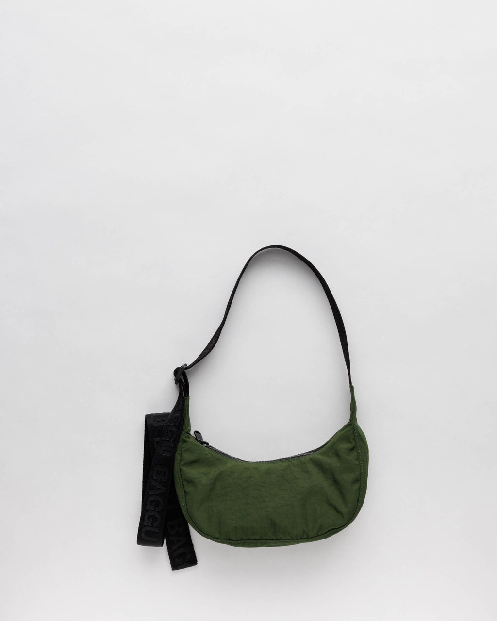 Mini Nylon Crescent Bag - Bay Laurel