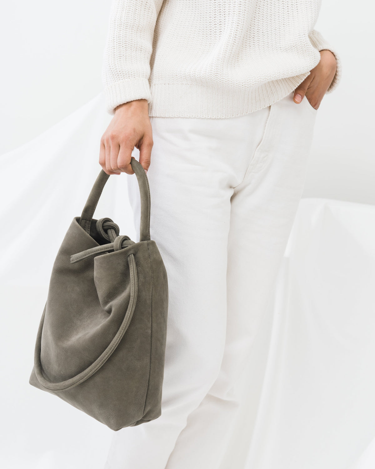 Soft Purse - Taupe Nubuck