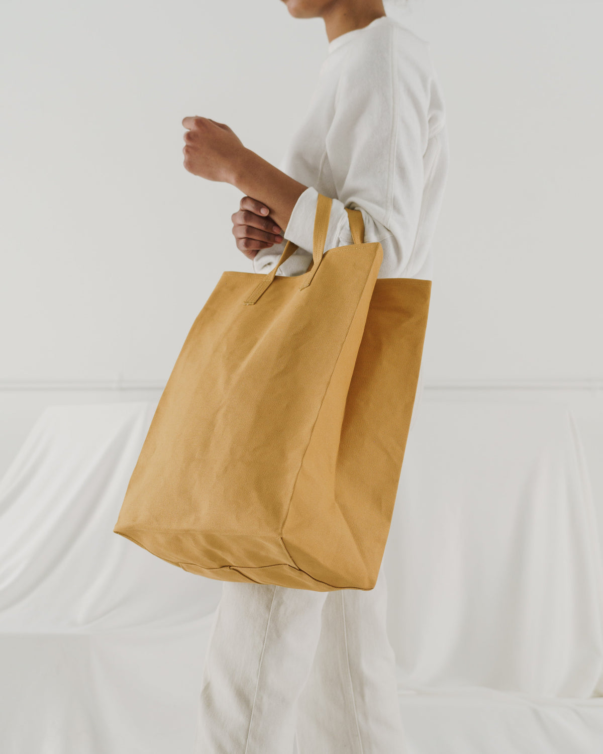 Canvas Market Tote - Brown Paper