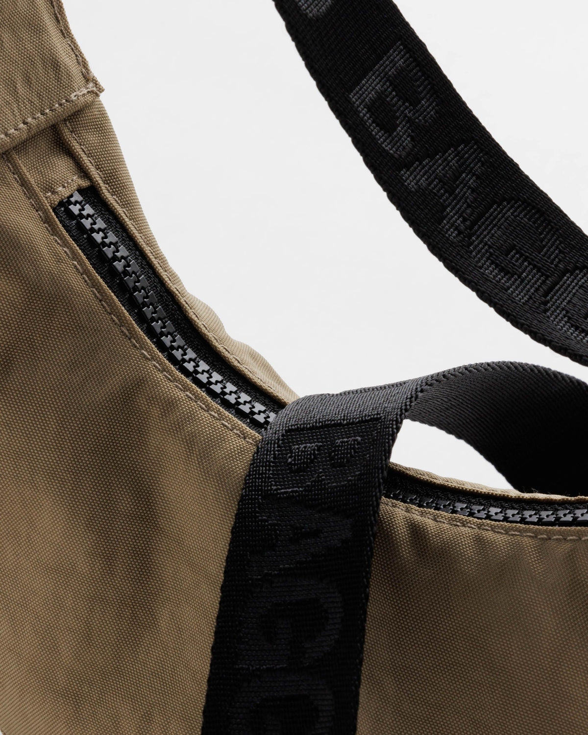 Mini Nylon Crescent Bag - Dark Khaki