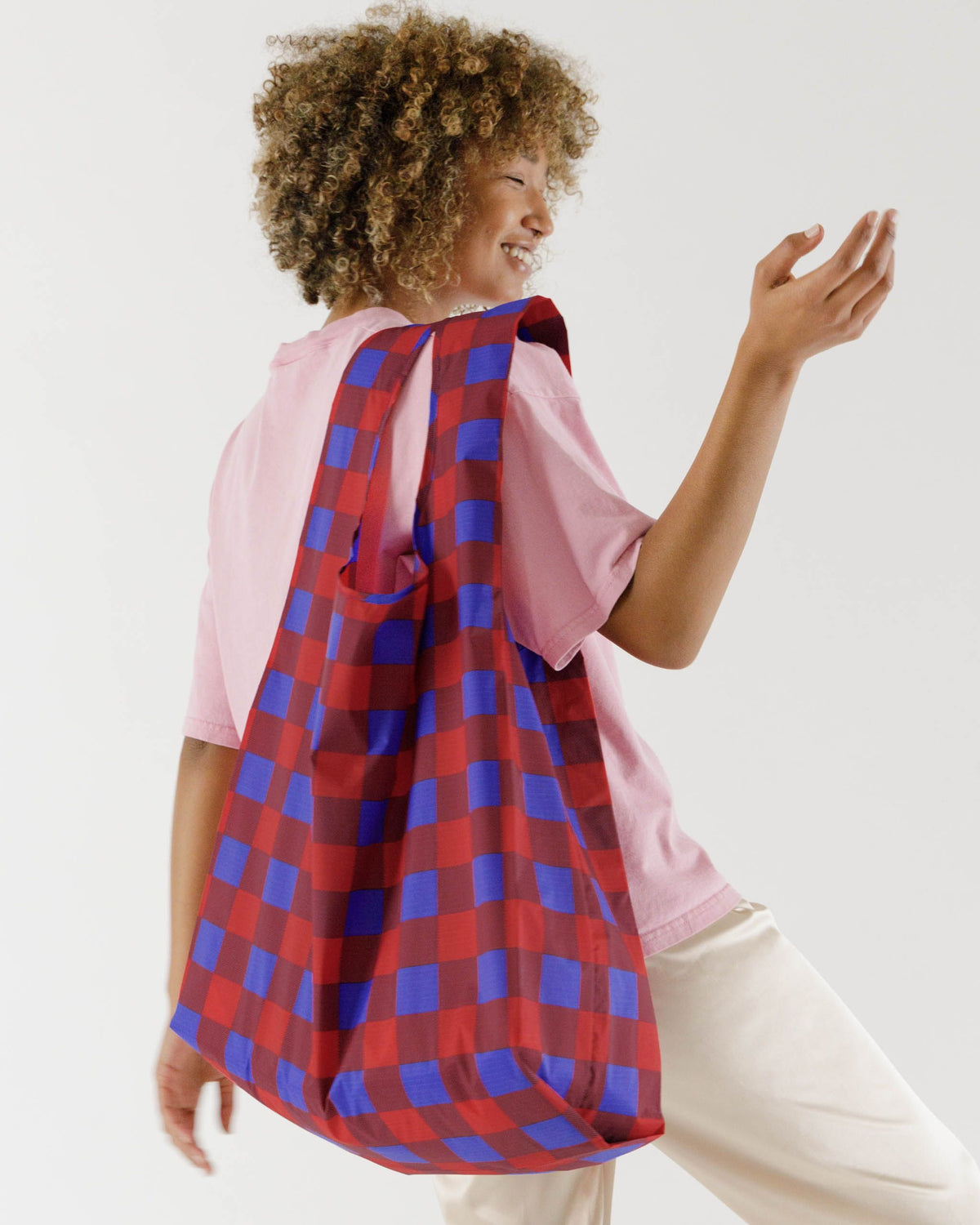 Big Baggu - Blue Red Buffalo Check