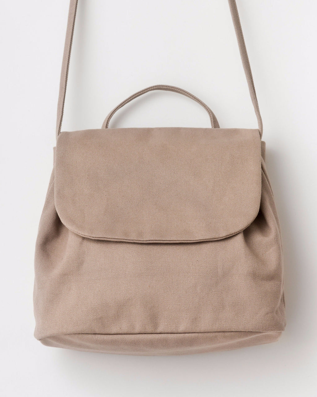 Canvas Shoulder Bag - Mushroom