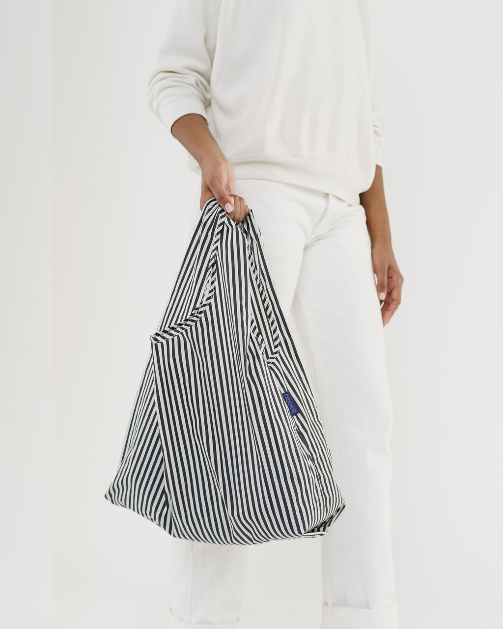 Standard Baggu - Black and White Stripe &nbsp;