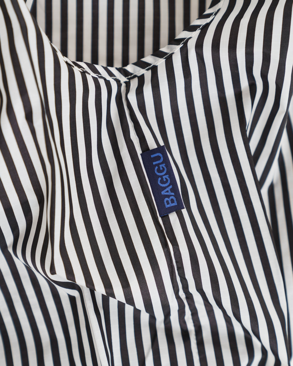 Standard Baggu - Black and White Stripe &nbsp;