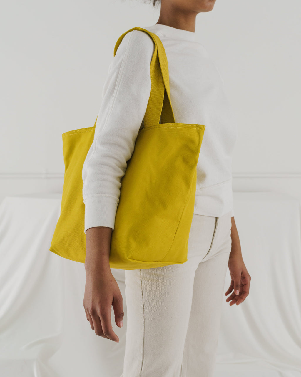 Canvas Zip Tote - Citron