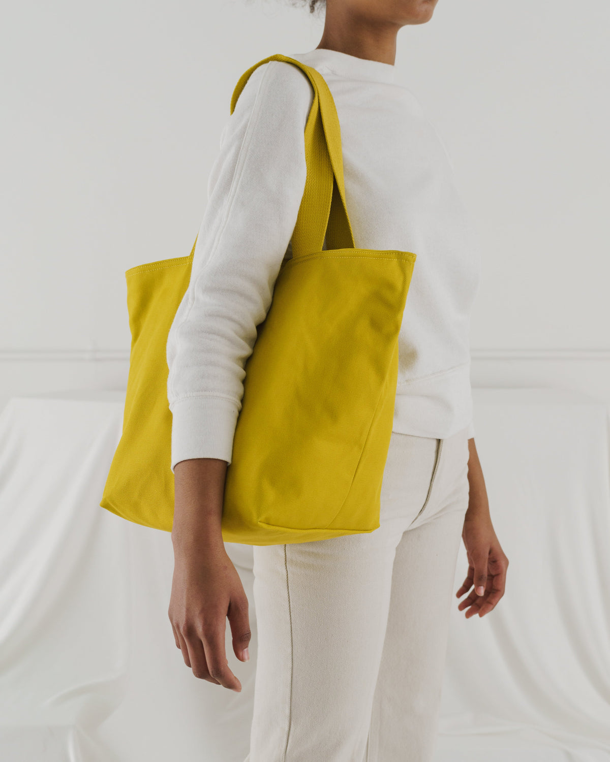 Canvas Zip Tote - Citron