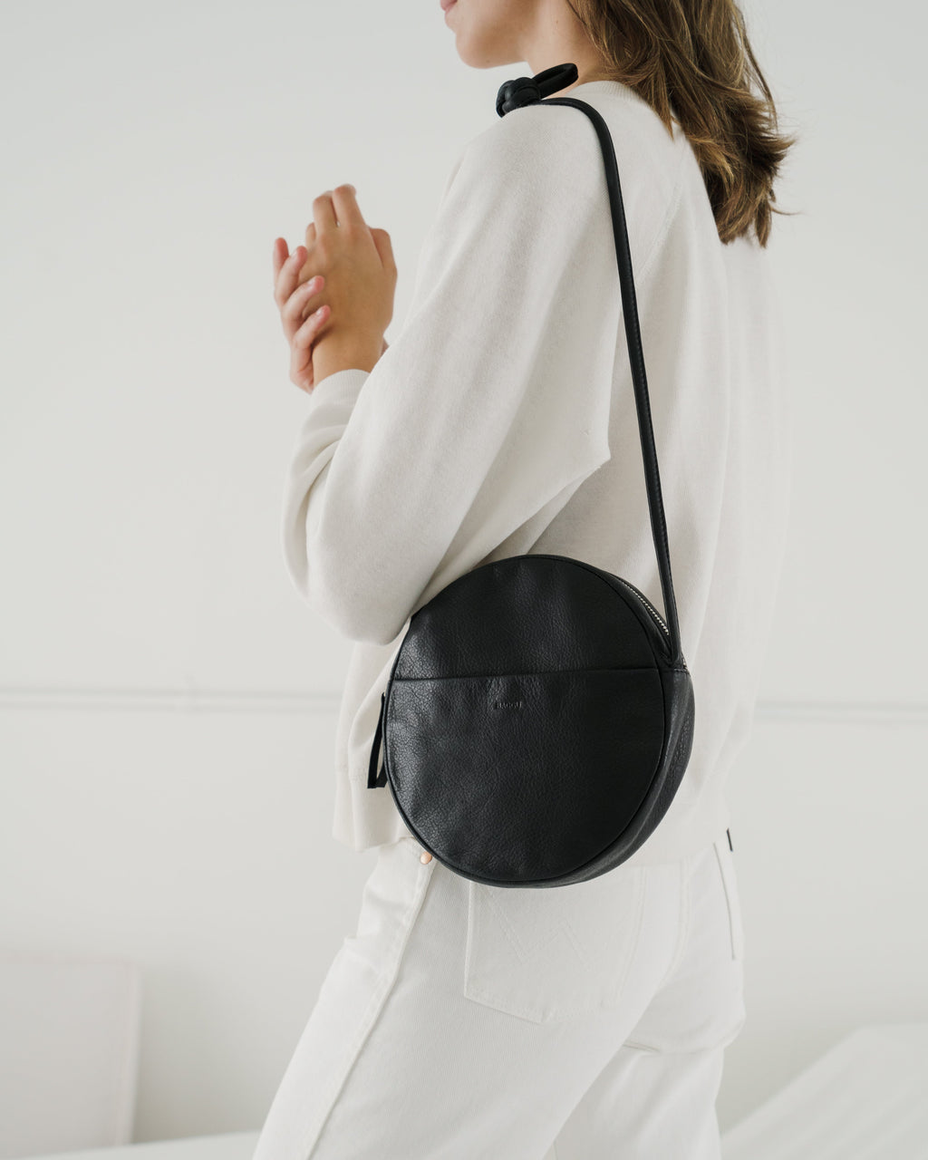Soft Circle Purse - Black