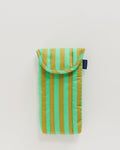 Puffy Glasses Sleeve - Lawn Stripe