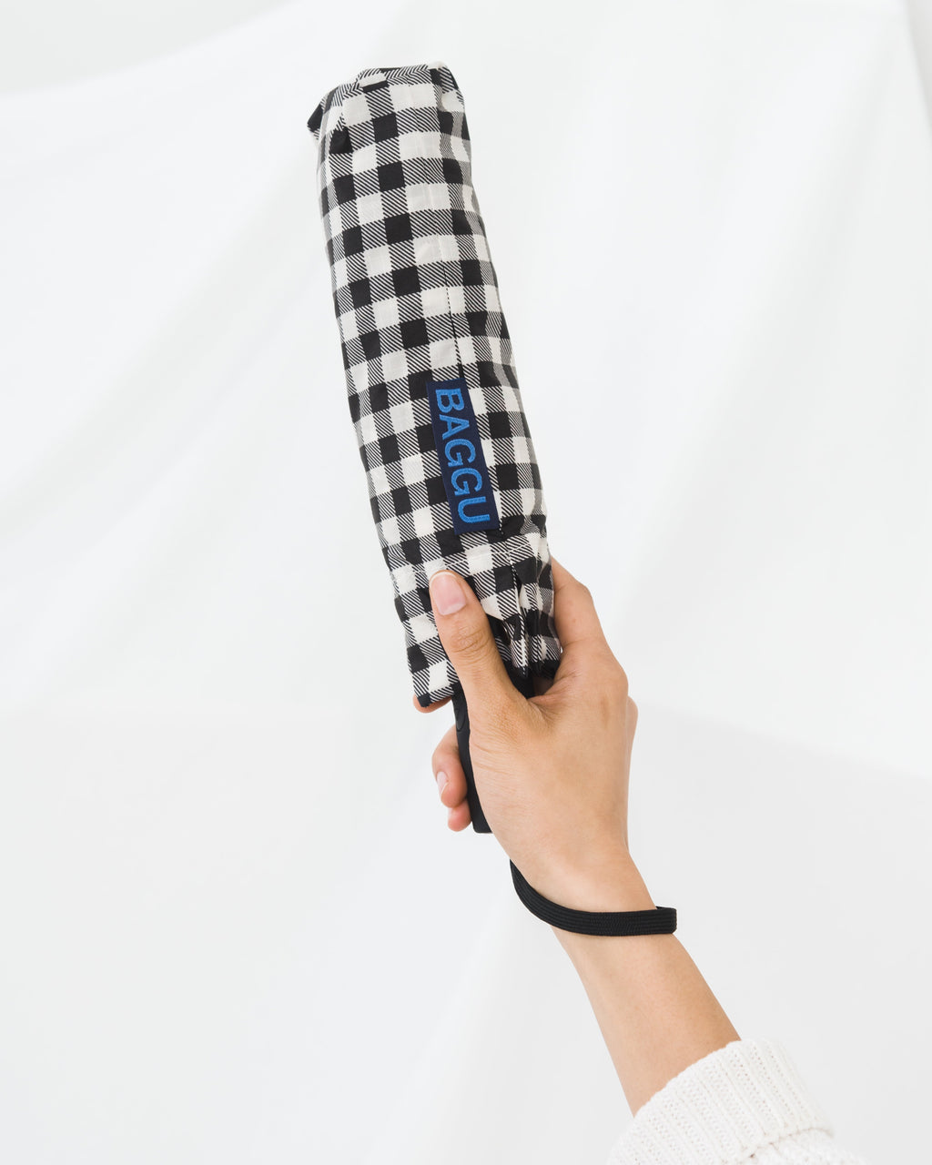 Umbrella - Black Gingham
