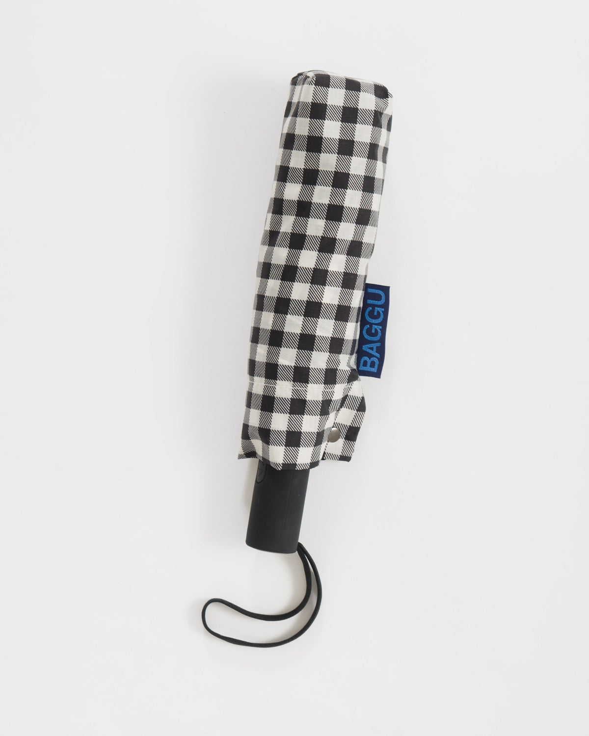 Umbrella - Black Gingham