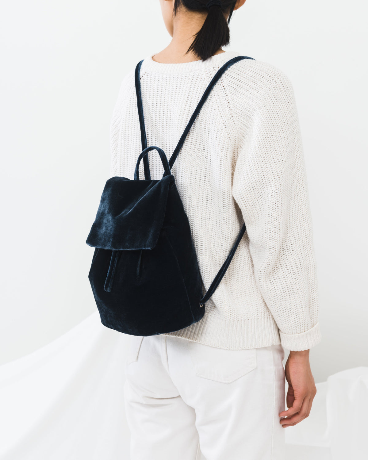 Velvet Mini Backpack - Indigo Velvet