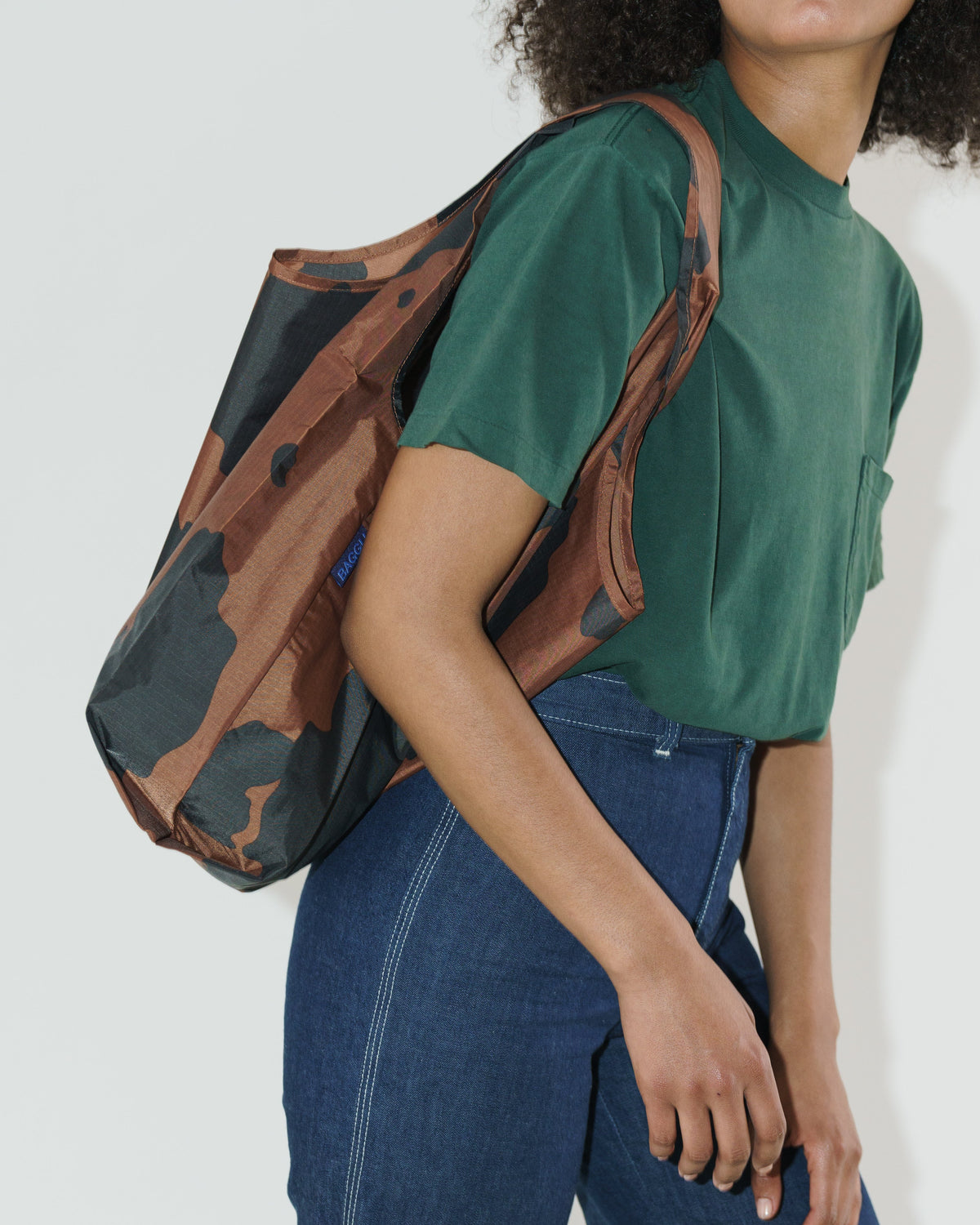 Standard Baggu - Black and Brown Cow