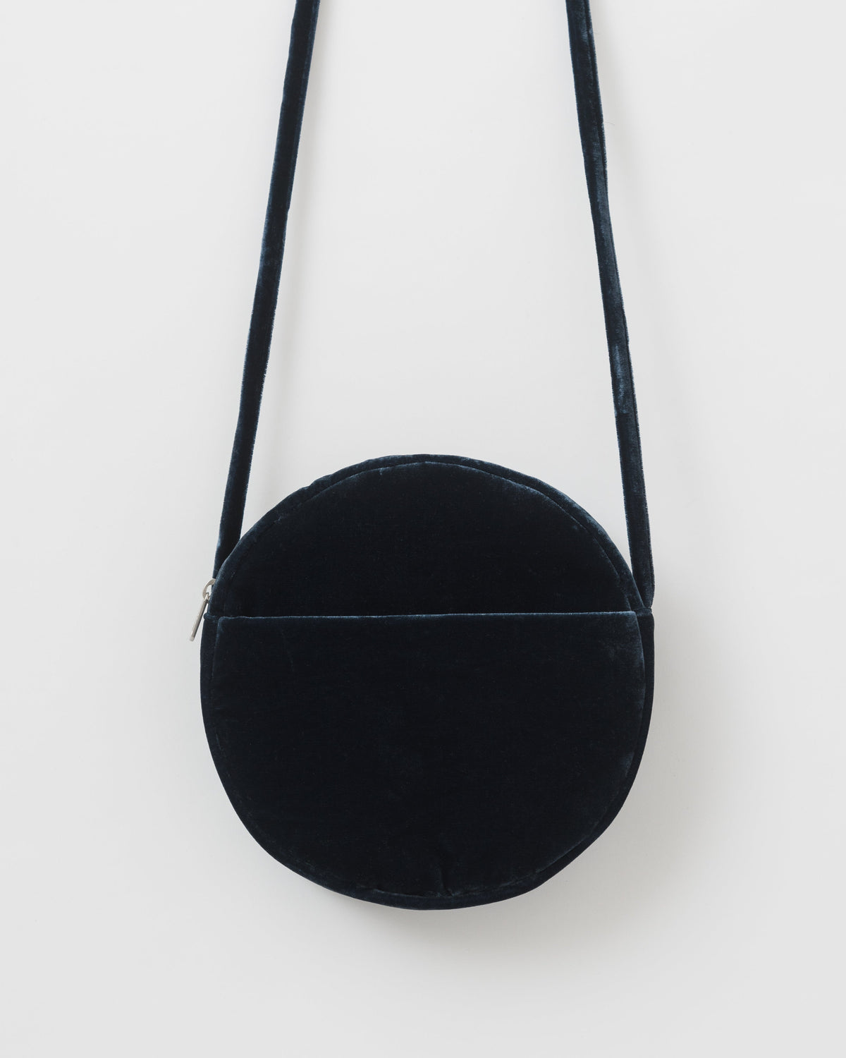 Velvet Circle Purse - Indigo Velvet