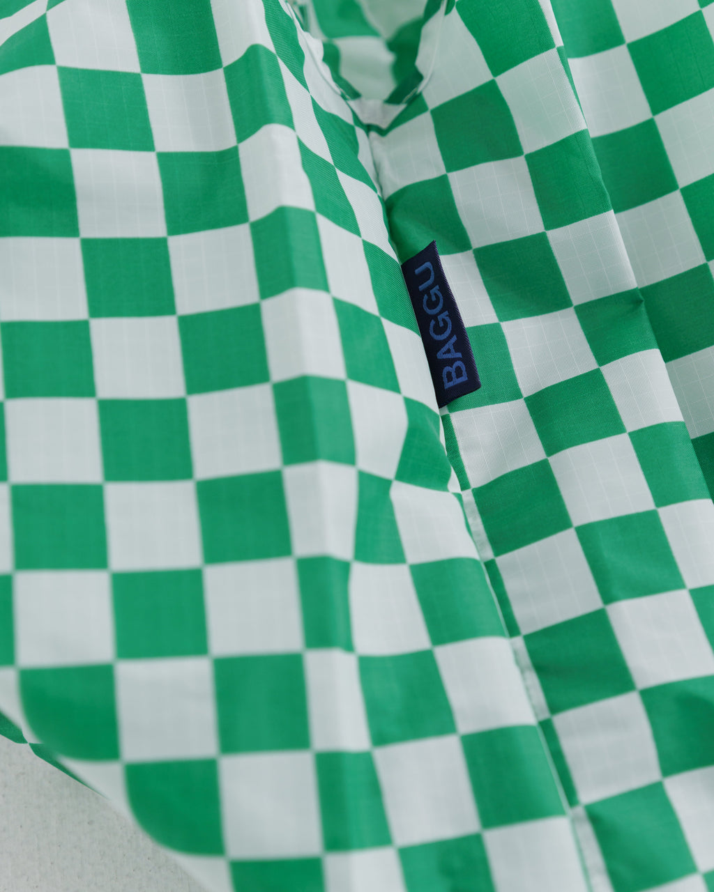 Baby Baggu - Green Checkerboard