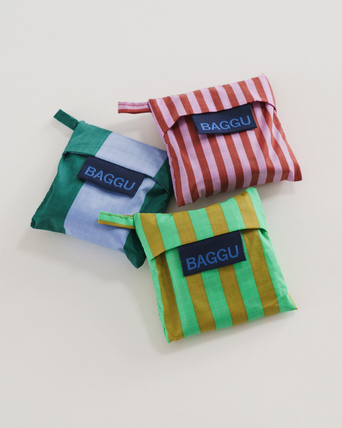 Wine Baggu Set of 3 - Afternoon Stripes