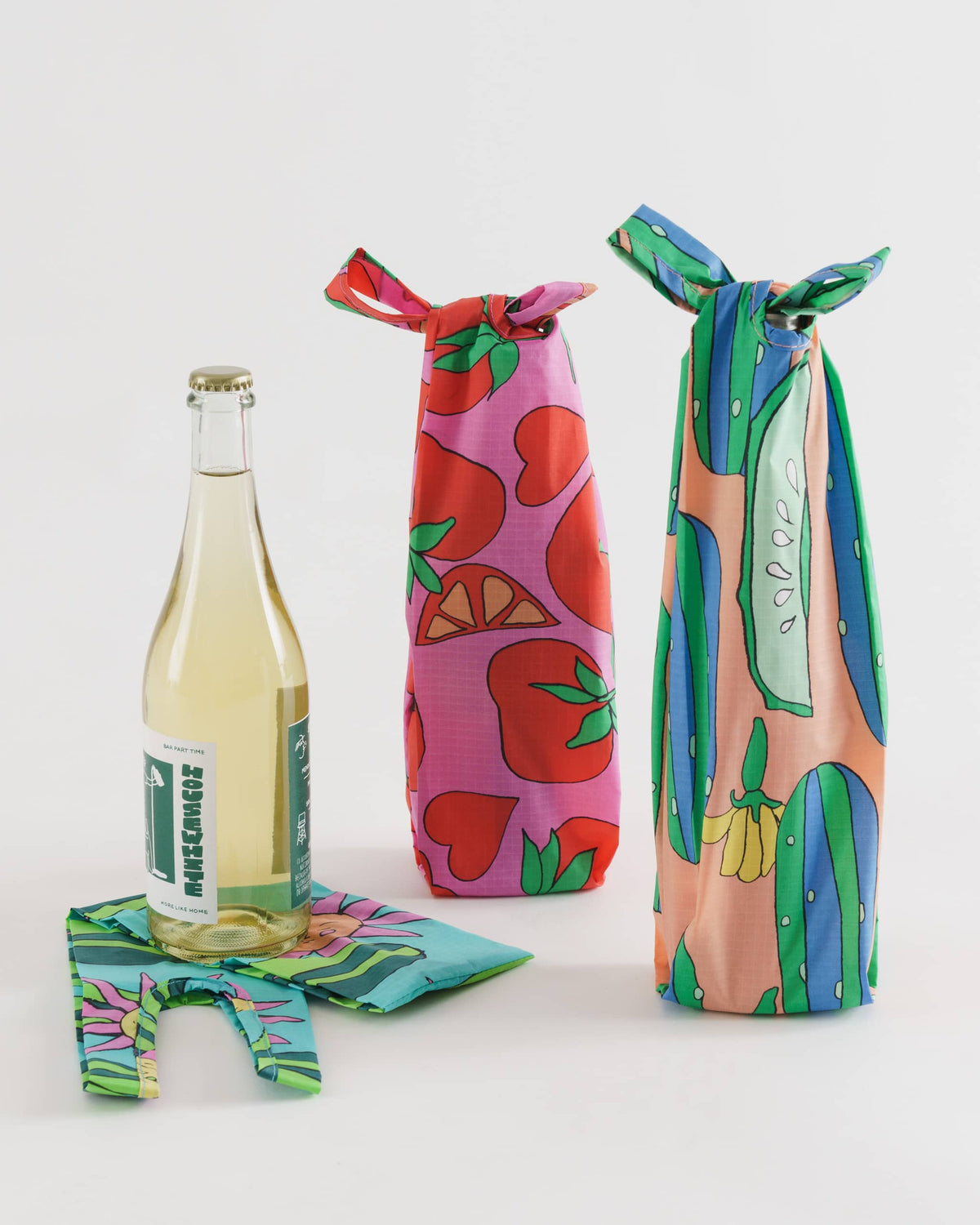 Wine Baggu Set of 3 - Summer Veggies