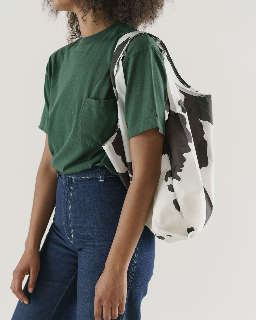 Standard Baggu - Cow-Black and White